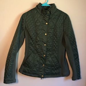Merona Quilted Green Jacket